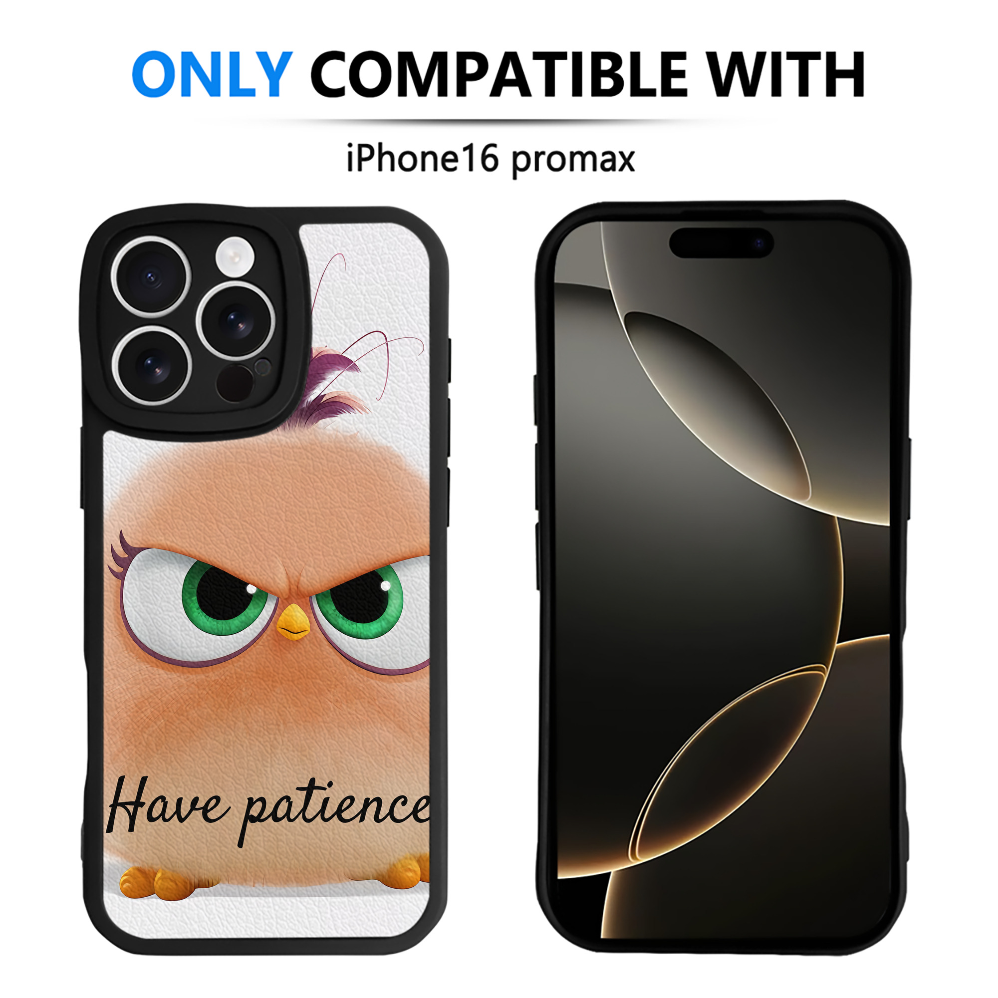 （画像用） Angry Birds アングリーバード 【iPhone 16シリーズ対応】シリコンスマホケース（レザー調） 材質：シリコン